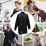 UKCOCO wasserdichte Haustierkosmetikerin Arbeitskleidung Schürze 31X20 Zoll Nylon Schutzkleidung Für Hundefriseur Nagelschneiden Und Haarschnitt Im Salon Und Zuhause