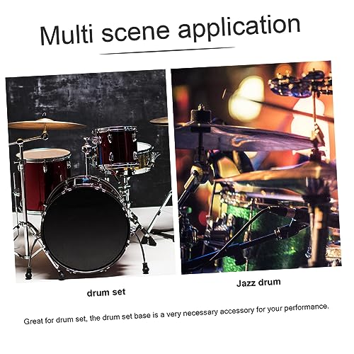 Soporte Base para Batería Levemolo, Accesorio Profesional de Montaje para Instrumentos de Percusión, Fácil Instalación para Bombo, Tom y Micrófono miniatura 7