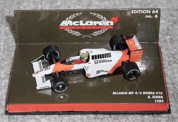 Amazon | 1/64 マクラーレン ミニカー MP4/5 セナ 1989 McLAREN