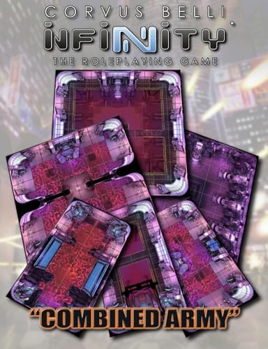 Modiphius | Infinity: Combined Army Geomorphic Tile Set | Tile Set | Role Playing Game | RPG | English