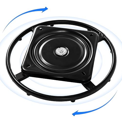 Image of 16.5 inch Furniture Ring Base Swivel Bottom Replacement with 10 inch Plate | Heavy Duty 16.5 Inch Sofa Chair Recliner Base Conversion Kit with 10 Inch Plate | 360 Degrees Rotate