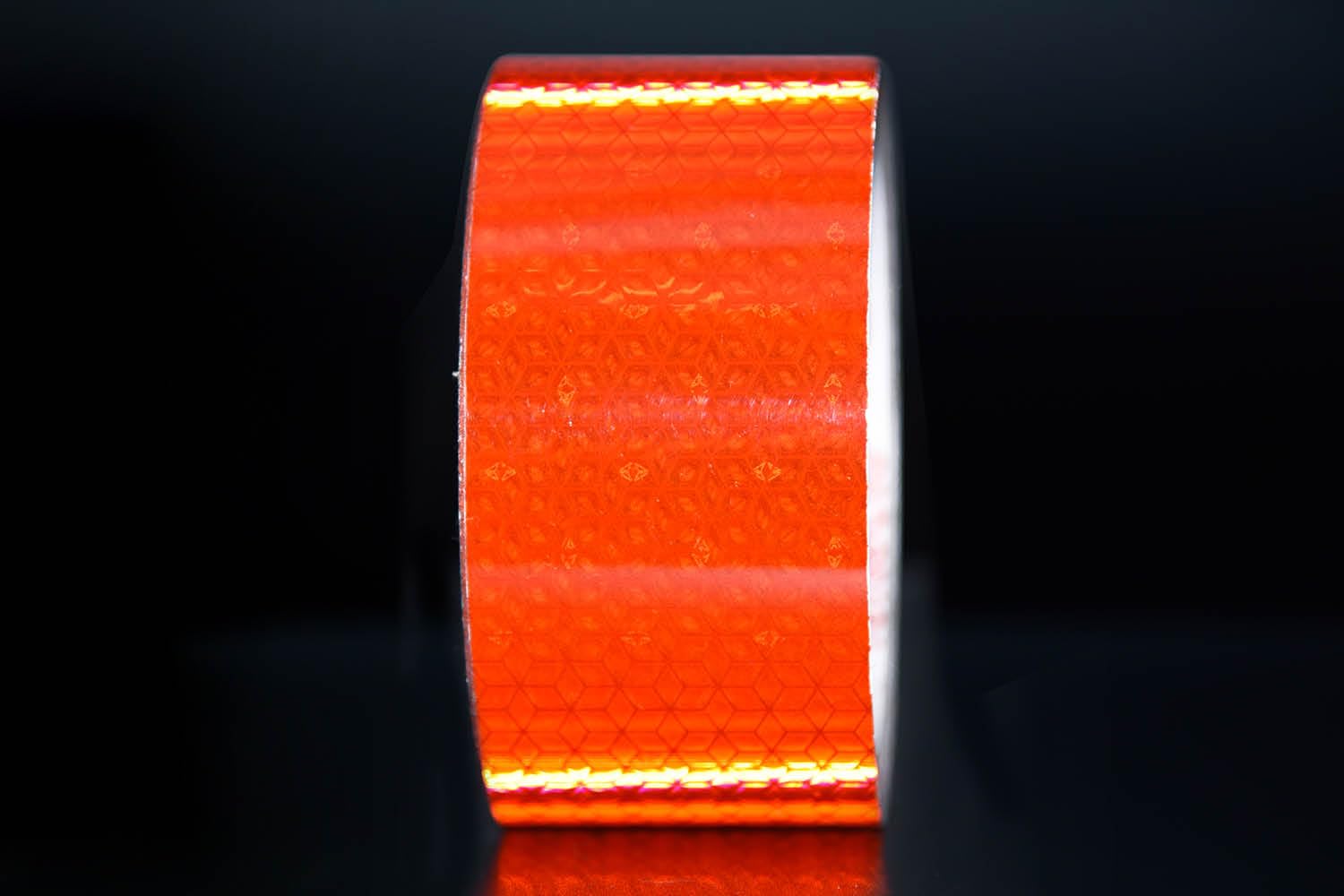 Orafol ORALITE VC 170 Universal Film Reflexband - reflektierendes Klebeband - Reflektorband – RA3/C (50 mm Breite, rot, 10 m Länge)