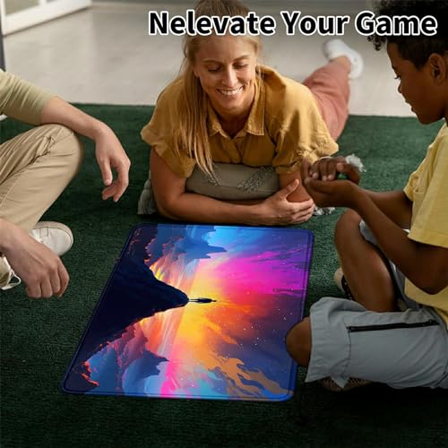 Image of Card Mat for MTG & TCG Playmat,Person Standing Top Planet