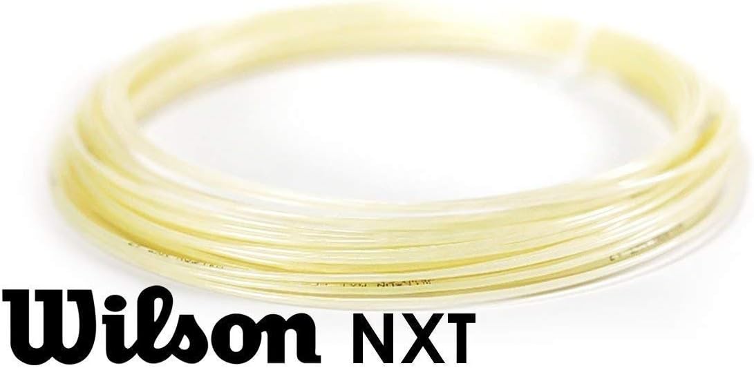 Wilson NXT Power 17 Gauge Natural Color Multifilament Tennis String 8-Pack (8 Sets Per Order)