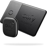 eufy Security SmartTrack (Black, 1Link +1Card), Works with Apple Find My (iOS Only), Item Tracker, Phone Finder, Water Resistant, Android Not Supported