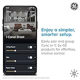 GE Lighting Cync Outdoor Smart Plug, Alexa and Google Assistant Compatible, Wi-Fi / Bluetooth Enabled, No Hub Required