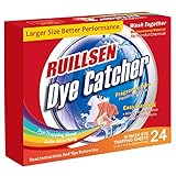 RUILLSEN Laundry Color Catcher, Dye Trapping Sheet Dirt Grabber Stain Remover Sheets Color Keeper Collector Dye Catcher in Wash 24 Count Sheets