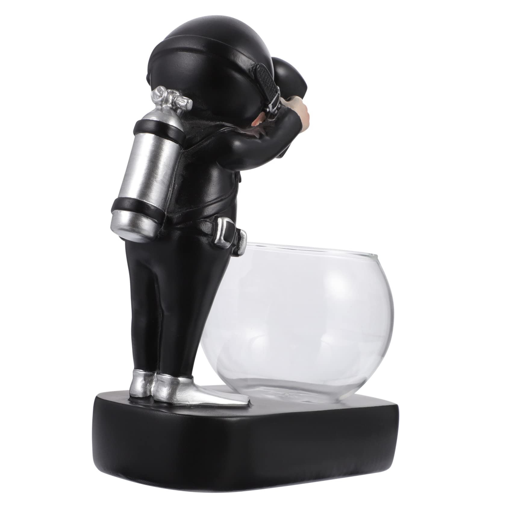 Vase en verre hydroponique plongeur lumineux contenant décoratif plante intérieur