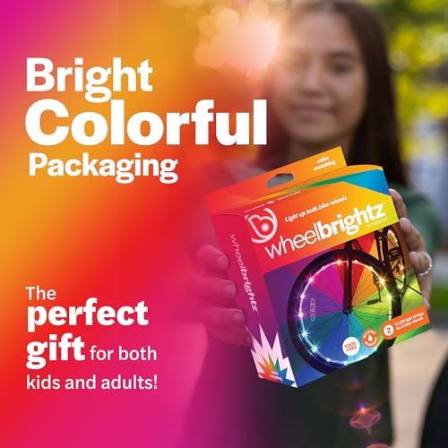 image for Brightz WheelBrightz (2-Pack RGB) LED Bike Wheel Lights Boys Girls Kid