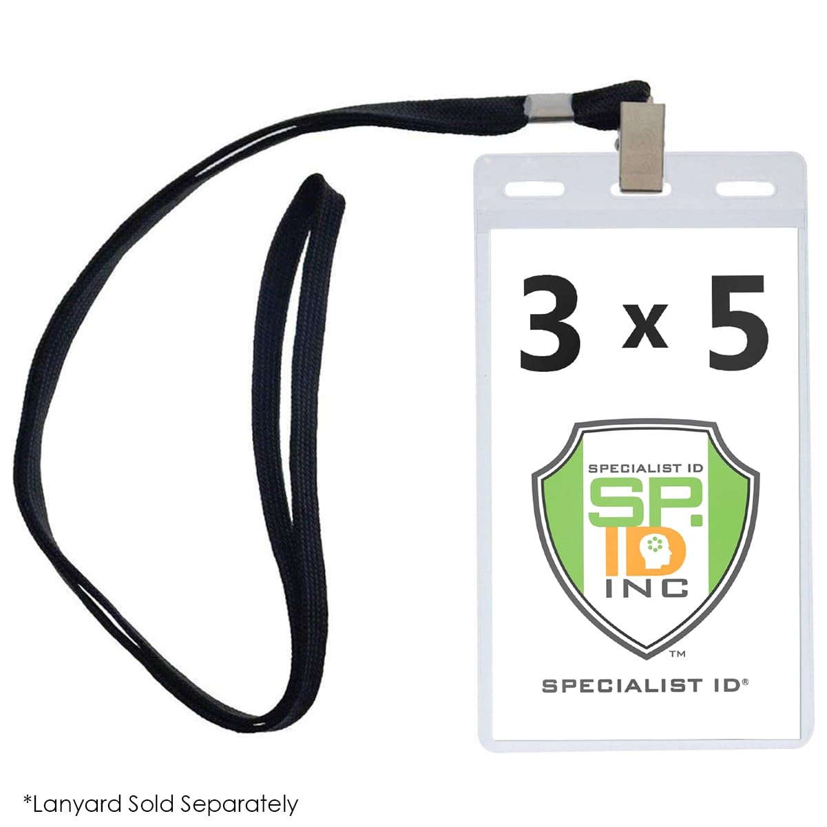 Amazon.com : Vertical Oversized 3X5 Vinyl ID Badge or Ticket