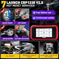 Launch obd2 Diagnosegerät CRP123E V3.0 Fehlercode-Scanner,professioneller Kfz-Codeleser 4-Systemdiagnosen(Motor SRS at ABS) mit 7 Reset (ABS-Blutung/Öl/SAS/Throttle/DPF/EPB/Battery Reset) CAN FD&DOIP – Ansicht 3