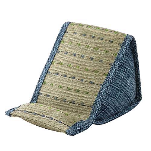 イケヒコ コーポレーション い草 クリア スマホ用 スタンド 抗菌防臭 シンプル 小林製薬コバガード使用 約12×20×11cm ブルー #7559199