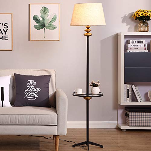 Lámpara de pie para dormitorio y salón con luz cálida decorativa 5