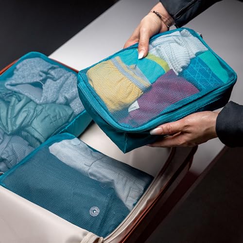 Image of Travelon World Travel Essentials Set of 3 Soft Packing Cubes