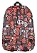 Marvel Deadpool Backpack Merc With A Mouth Verbiage All Over Print Laptop Travel Backpack