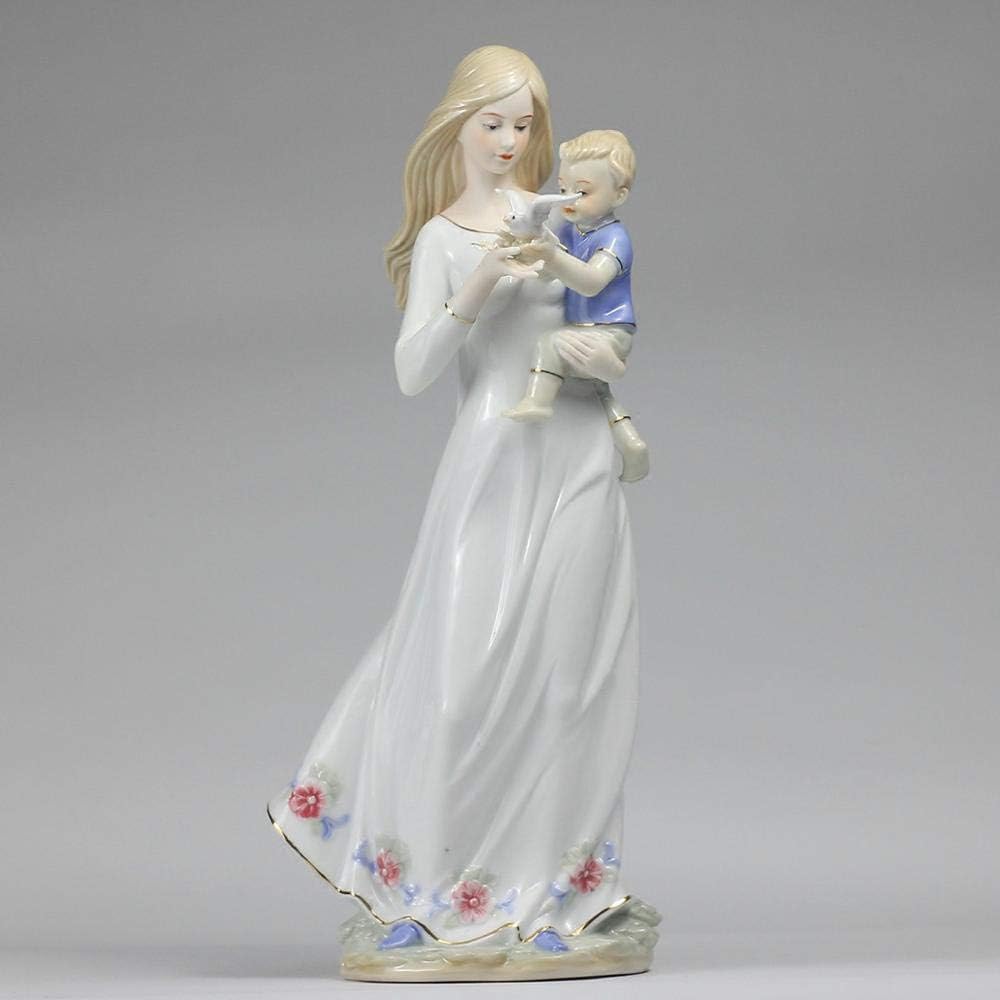 Sculpture Bust Handmade Sculptures Ceramic Beauty Statue Craft Ornament Decorations