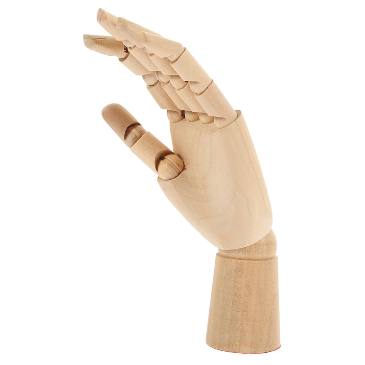 Cabilock 2 Piezas Maniquí Articulado de Madera con Dedos Flexibles para Dibujo y Escultura de Mano Izquierda para Práctica y Decoración Casa y Oficina