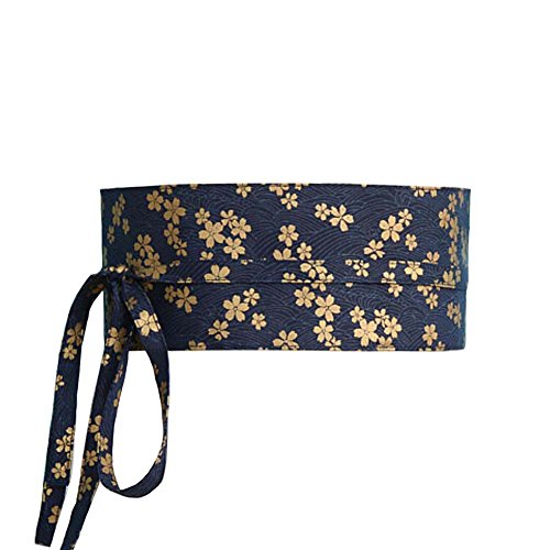 Mujeres Yukata Kimono Robe Obi Belt Harajuku Waistband- # 07 Cover