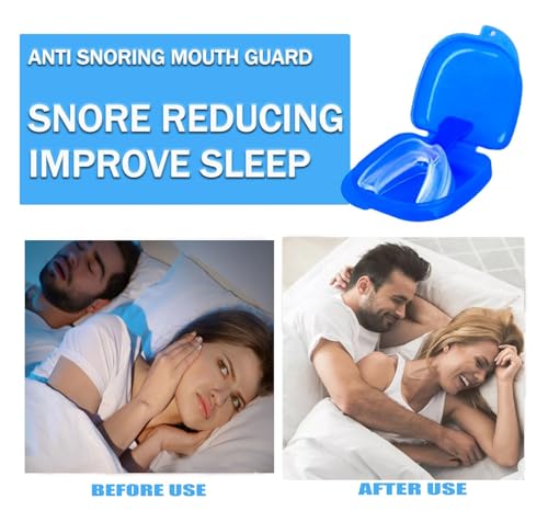 Anti Snoring Device: FDA-Cleared Anti Snoring Mouthpiece Device Mouth Guard - Effective Anti Snore Solution for Men and Women - Customizable Adjustable Comfortable