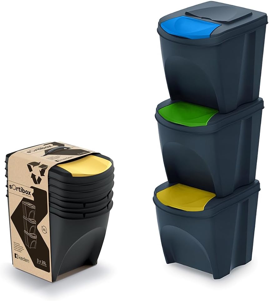 Bama Poker Poubelle, Multicolore, 20 Litre, 1 Pièce