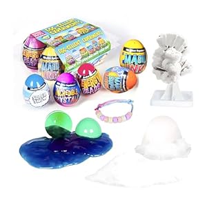 Be Amazing! Toys Egg-Cellent Experiment - 6 Pack Science Experiments for Children- Egg-Shaped Activity Kit for Boys and Girls - Easter Party Favor or Basket Stuffer - STEM for Kids 8+ Be Amazing Toys Egg Cellent Experiment 6 Pack Science Experiments for Children Egg Shaped Activity Kit for Boys and Girls Easter Party Favor or Basket Stuffer STEM for Kids 8