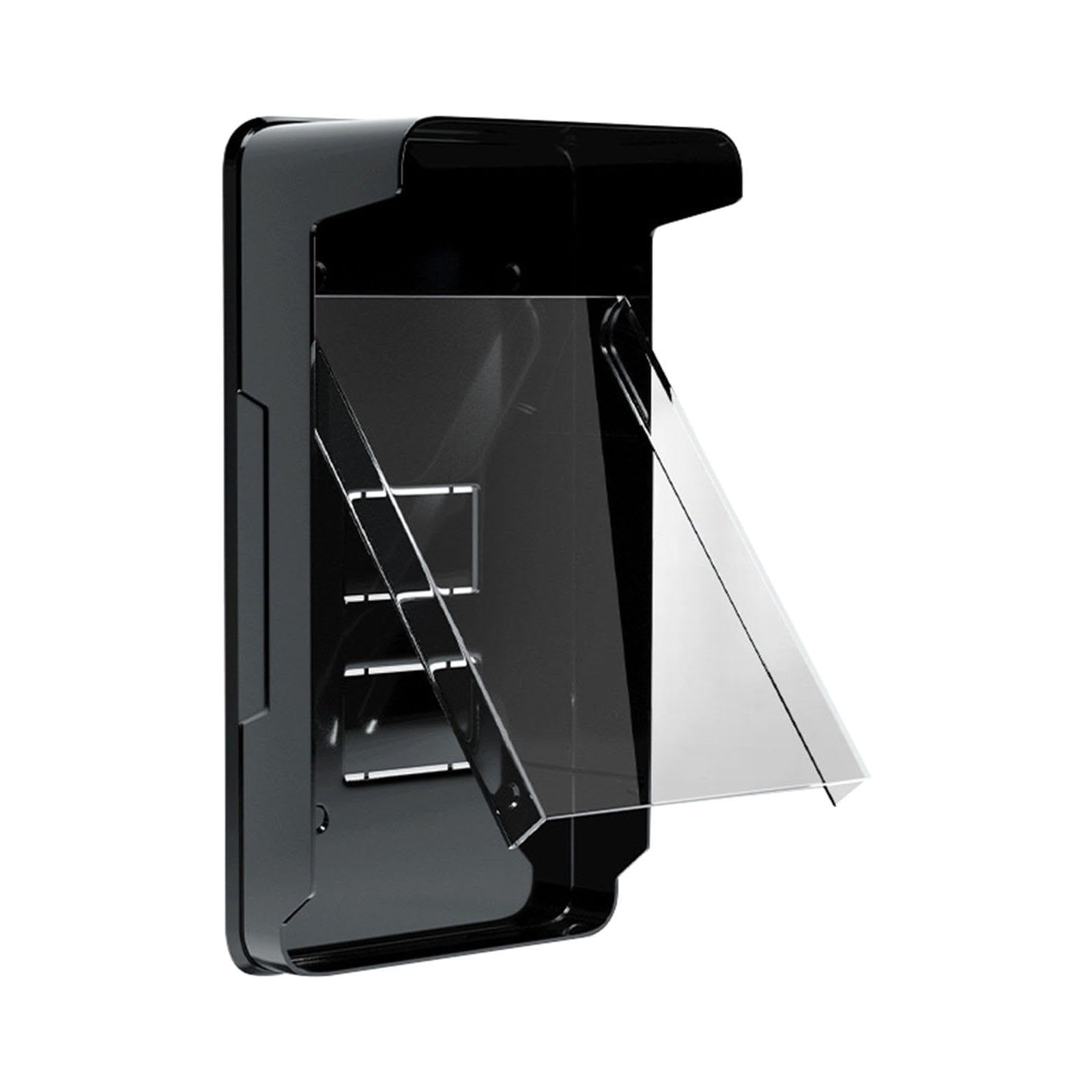 Door Doorbell Rain Shield Protector Clear Flip Lid Access Control Rain Cover-Home & Garden - Home Improvement - Building & Hardware - Doors & Door Hardware - Doorbell Parts-image-44