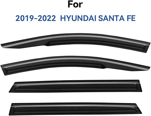 Miniatura 440 de Visores protectores de lluvia para ventana, deflectores de viento de canal exterior