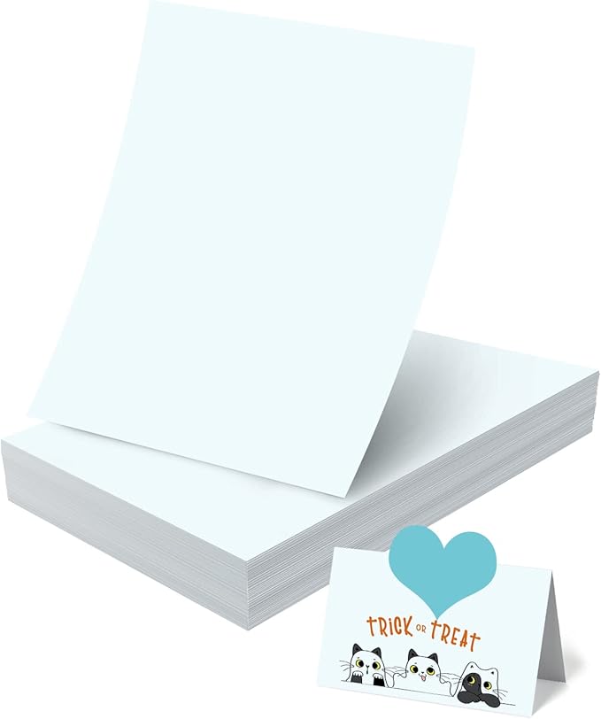 White Cardstock Paper 8.5 x 11, 60 Sheets 250g Premium
