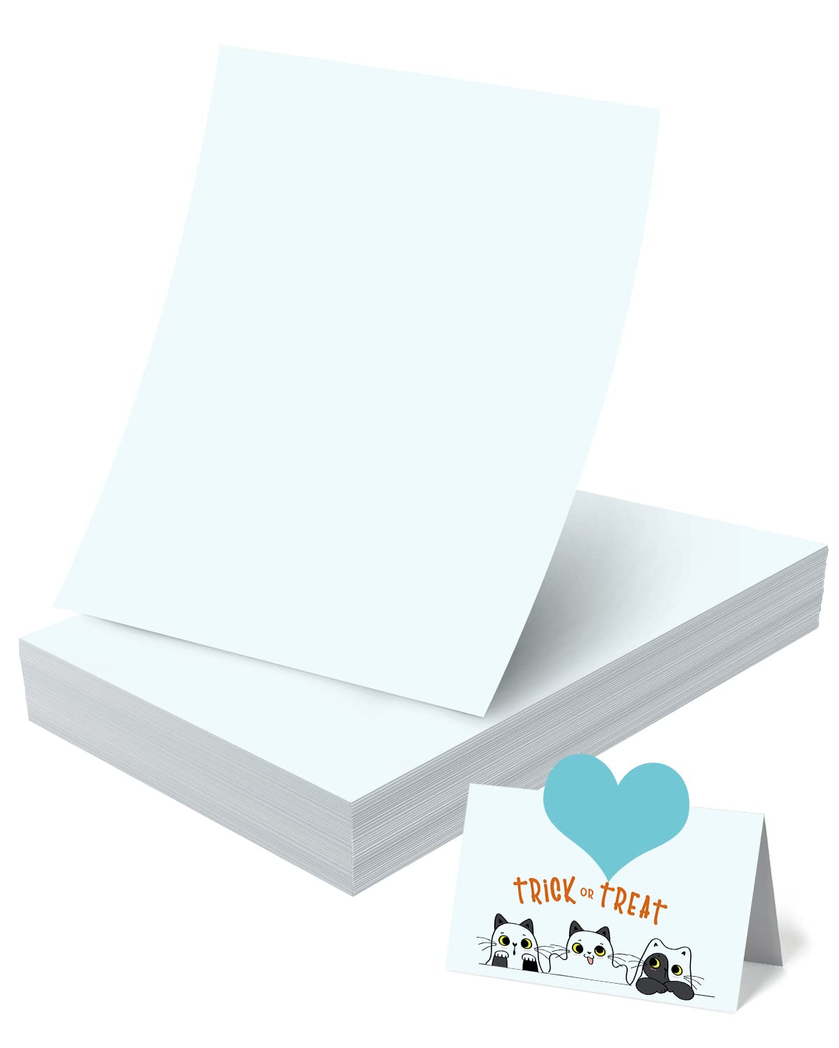 Papel Cartolina 10x15cm - 50 Folhas 250gsm Para Artesanato