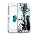 GMYLE Glossy Ultra Slim Hard Back Case for iPhone 7 - Black Water Marble Pattern