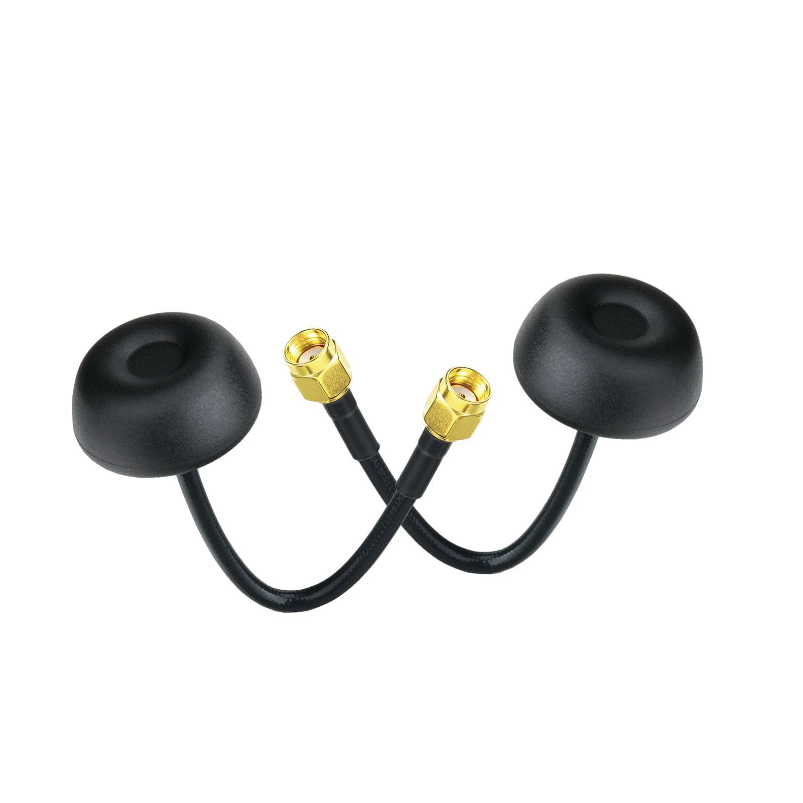 Bingfu Antenna FPV 5,8 GHz, Antenna Pagoda RHCP con Connettore RP-SMA, Guadagno 5 dBi, per Drone FPV, Quadricottero, Visori, Trasmettitore/Ricevitore TX RX, 2pcs
