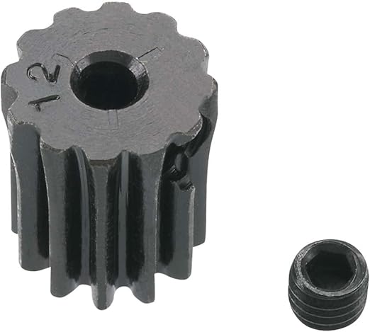 Robinson Racing Products Hard Blackened Steel Mini Pinion 2mm .5 Mod 12T RRP1812 Gears & Differentials