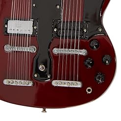 Jimmy Page (Led Zeppelin) Doubleneck Réplique de guitare miniature avec boîte de présentation et support - Les Beatles, Paul McCartney, John Lennon, RIngo Starr, George Harrison Jimmy Page (Led Zeppelin) Doubleneck Réplique de guitare miniature avec boîte de présentation et support – Image 4