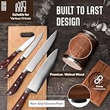 Pro Edition Okniv Rolling Knife Sharpener UK – Durable Knife Sharpening System – for All Blade Types – Diamond & Ceramic Honing Discs – Easy to Use at Home or Professionally - Image 3