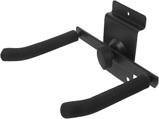 Cabilock Trumpet Wall Hanger Stand Metal Instrument Rack Holder for Piccolo and Pocket Trumpet, Portable Music Instrument Display Slatwall Mount for Brass Accessories