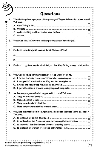 Brilliant Activities for Reading Comprehension, Year 6 (3rd edition) – vue 5
