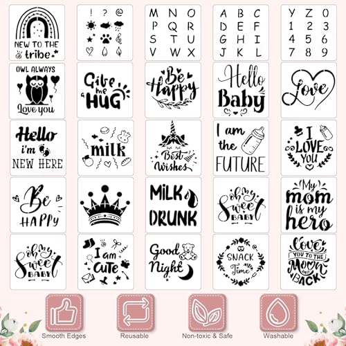 163 Pcs DIY Baby Bib Bodysuit Set Baby Shower Game Sign White Feeder Bibs Bodysuit for Party4