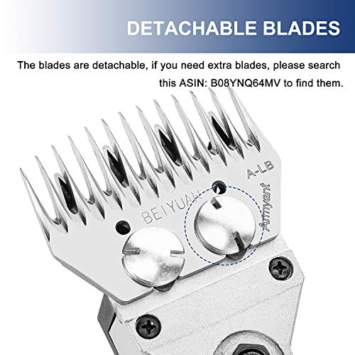 Hanchen Sheep Shears 350W Professional Electric Clippers For Sheep Alpaca Llamas Large Dog Farm Livestock Heavy Duty Potable Animal Long Hair Fur Shearing Clippers (110V) #TOP4