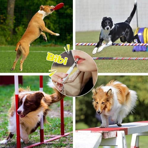 2 Pack Hundepfeife Gegen Bellen, Wird FüR Den RüCkruf Verwendet Hundepfeife Gegen Bellen, Hundepfeife Hochfrequenz Lautlos, Verstellbare Hundepfeife Gegen Bellen Mit UmhäNgeband,Mit Lanyard