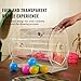 VEVOR Acrylic Raffle Drum,Professional Raffle Ticket Spinning Cage with 2 Keys, Transparent Lottery Spinning Drawing, Holds 5000 Tickets or 200 Raffle Balls, Raffle Ticket Box for Lottery Games Bingo