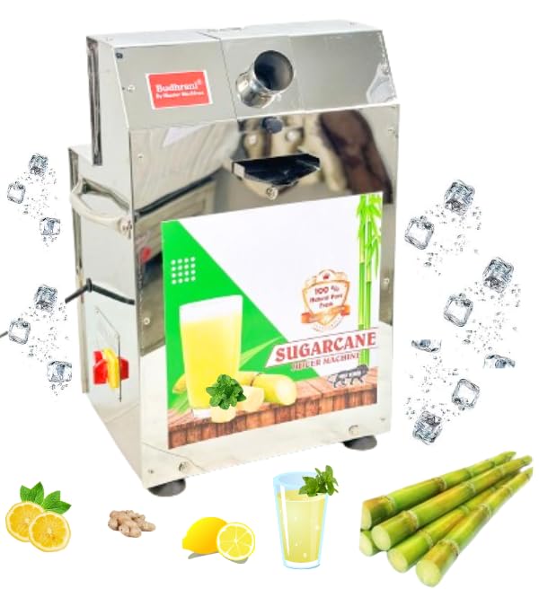 Budhrani® by MASTER MACHINES Stainless Steel Fully Automatic Electronic Sugarcane Juice Machine NEW MODEL Power Input 1100 Watt(2 HP), Single Phase Home Electricity - 1 Year Warranty MM - 25-image-48