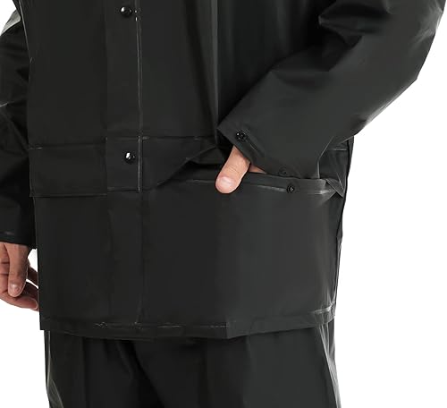 Miniatura 5 de Ultra-Lite - Traje de lluvia para hombres y mujeres, duradero, impermeable, impermeable, equipo de lluvia para agricultura, senderismo