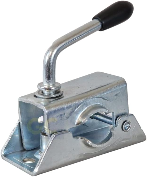 Heavy Duty 48mm Jockey Wheel Clamp Mount Holder for Drawbar Propstand