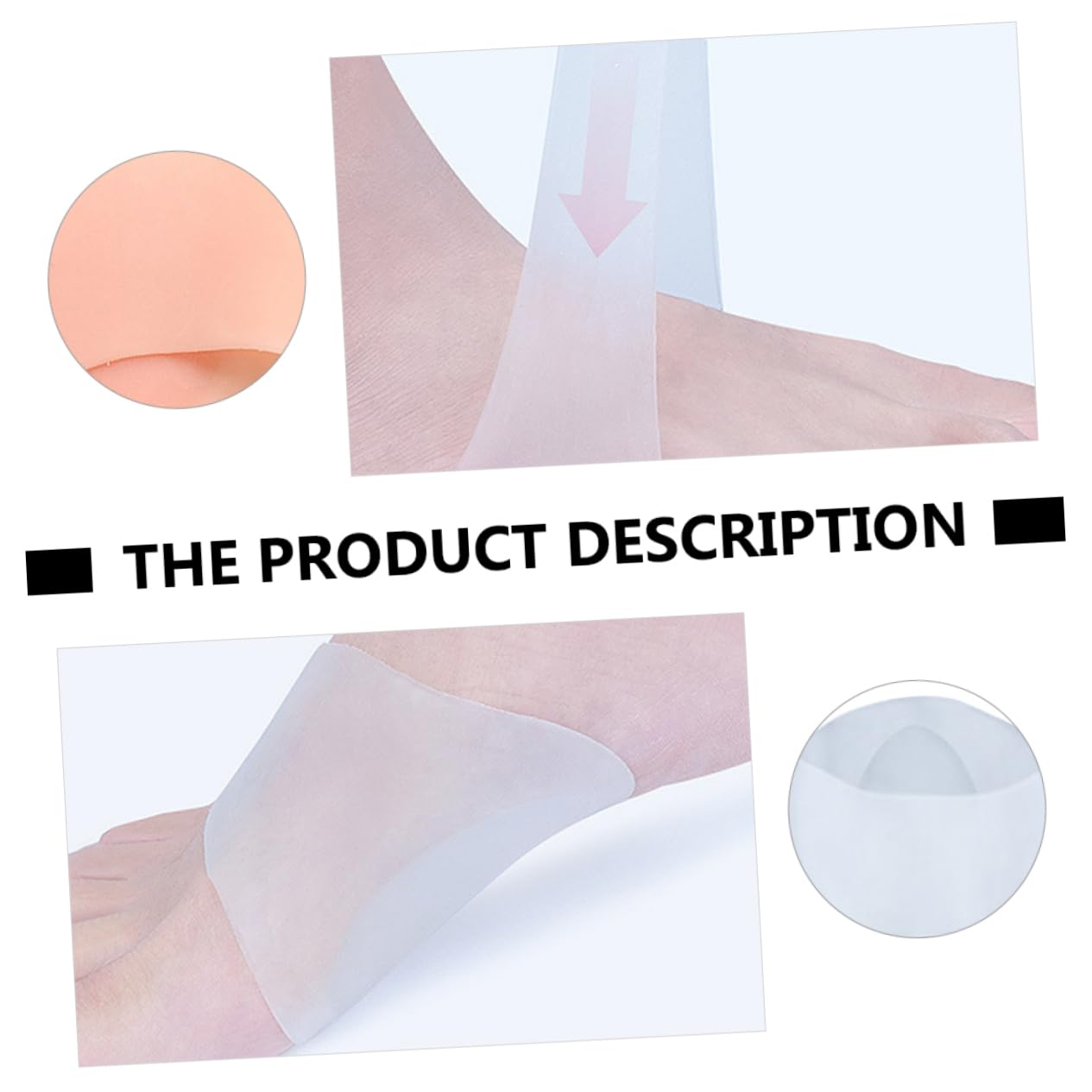 HAWILLOSCH 2sets Shoe Pads for Orthotic Adhesive Flatfoot Pad Arch Spacers Foot 2pairs*2