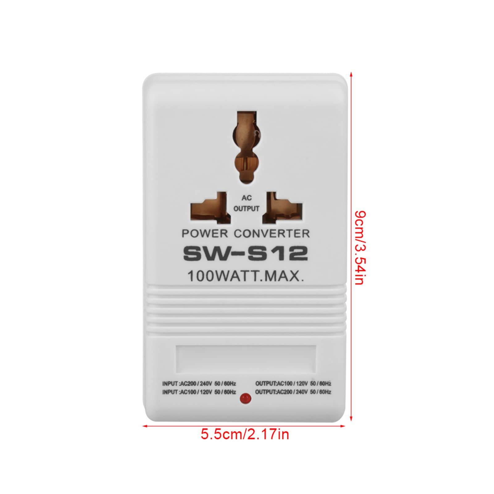 Vvikizy Convertisseur élévateur 110V à 220V 110V à 220V Convertisseur De Tension Élévateur 120W