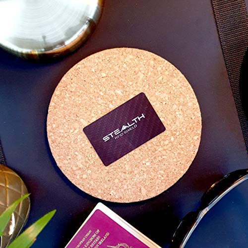 Stealth Shield Tarjeta Bloqueo RFID - Dispositivo de Bloqueador RF/NFC para Protección de Tarjetas Bancarias - Seguridad contra Escaneo Ilegal sin Contacto (Negro - Paquete Doble) - imagen 2