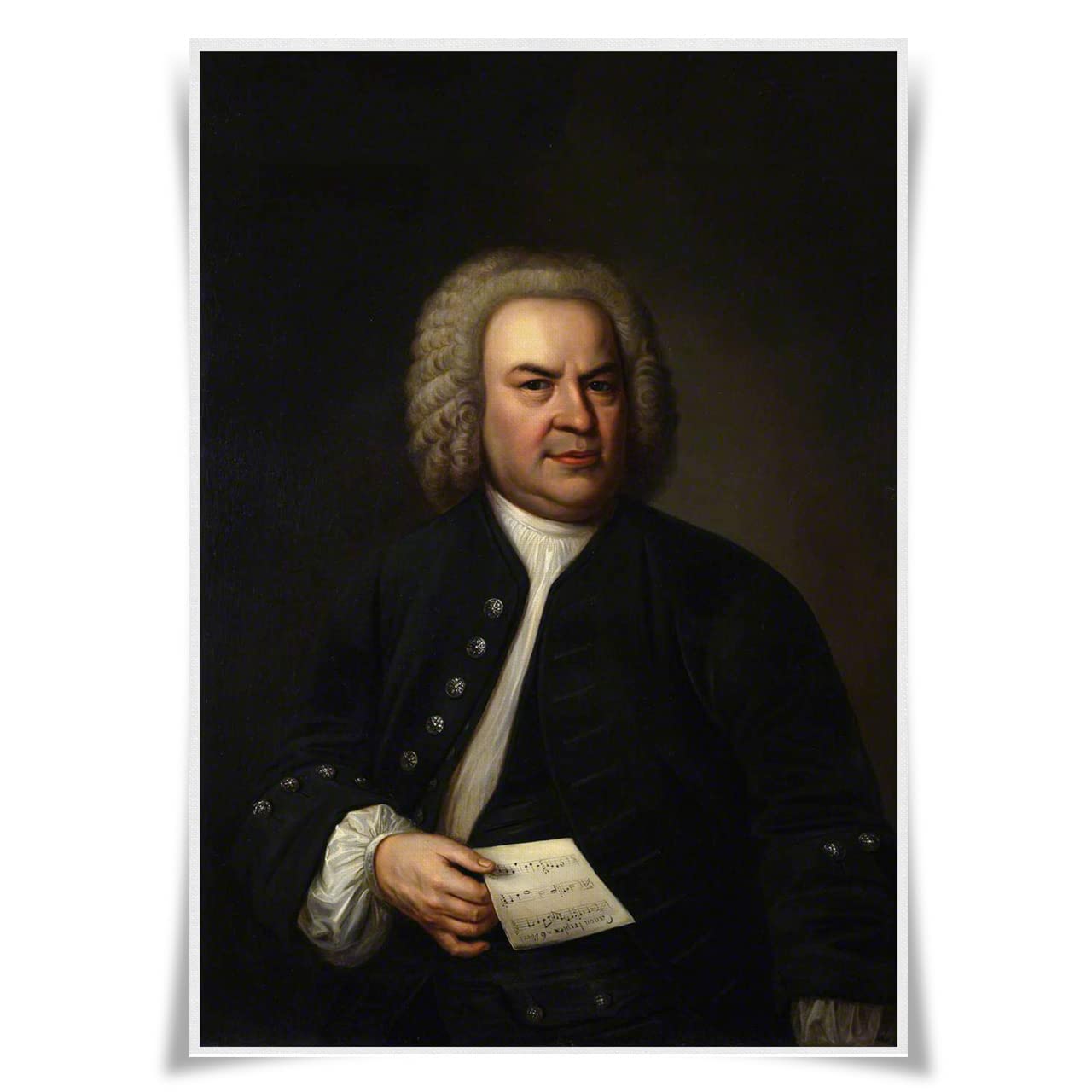 Nice Captain Johann Sebastian Bach Portraits Of Top 10 Musicians A3 Poster World Famous Musicians Print Home Decor (Johann Sebastian Bach)