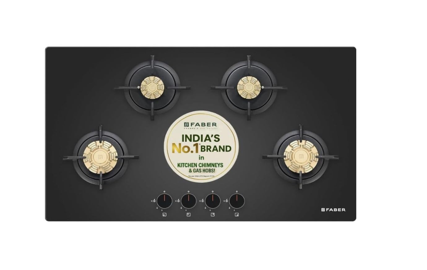 Faber HOB PRIME 90cm Gas Hob - Auto-Ignition -1 Faber HOB PRIME 90cm Gas Hob - Auto-Ignition -1