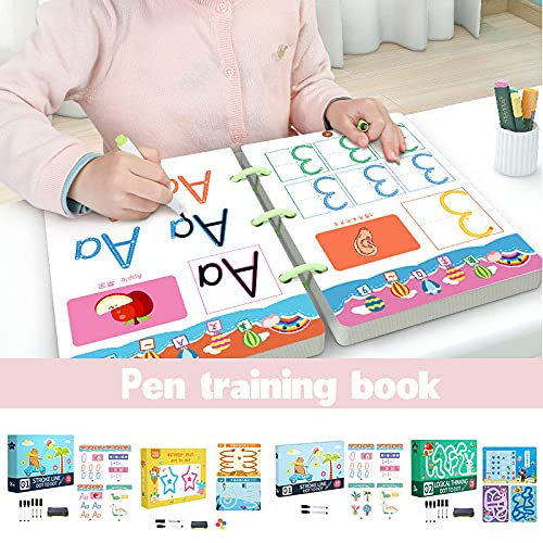 TTCPUYSA Magisches Tracing-Arbeitsbuch für 3-Jährige, Magisches...