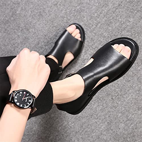 Leather Sandals Sandals Men Casual Shoes Outdoor Breathable Beach Men Shoes Comfort Slip on Footwear3